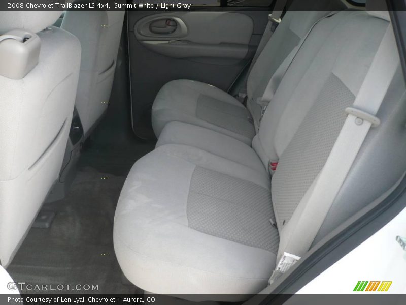Summit White / Light Gray 2008 Chevrolet TrailBlazer LS 4x4