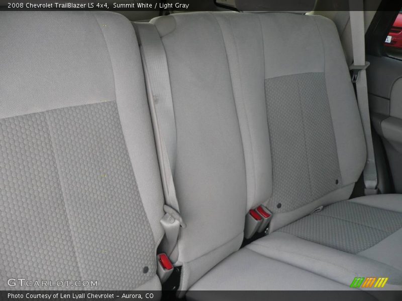 Summit White / Light Gray 2008 Chevrolet TrailBlazer LS 4x4