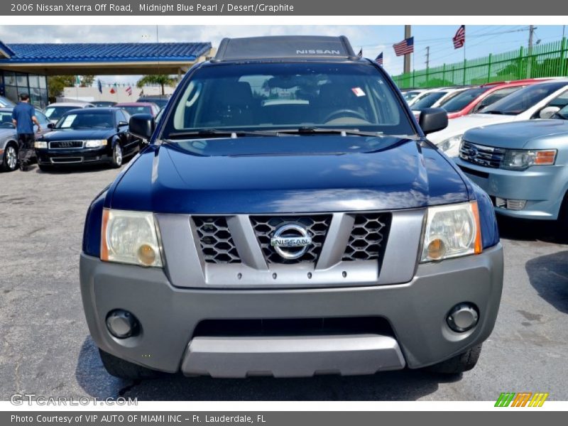 Midnight Blue Pearl / Desert/Graphite 2006 Nissan Xterra Off Road