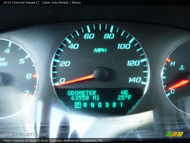 Cyber Gray Metallic / Ebony 2010 Chevrolet Impala LT