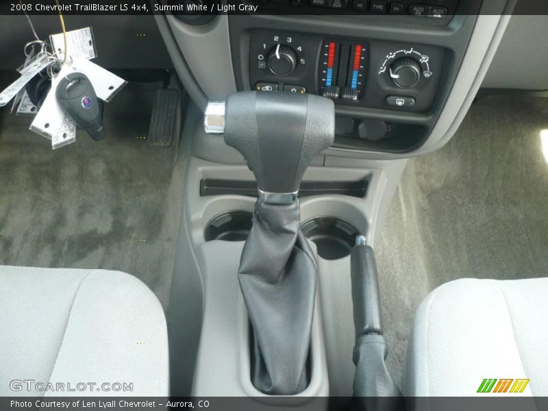 Summit White / Light Gray 2008 Chevrolet TrailBlazer LS 4x4