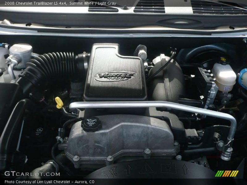 Summit White / Light Gray 2008 Chevrolet TrailBlazer LS 4x4