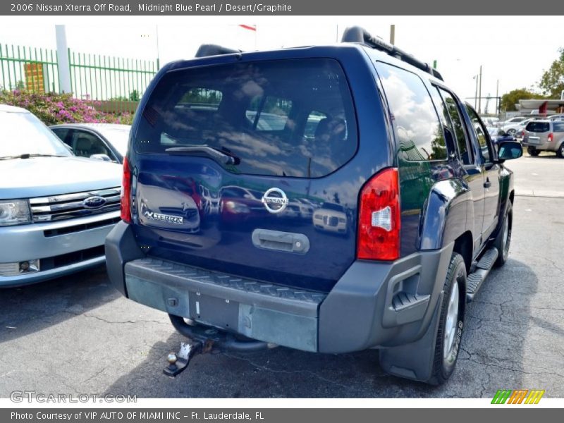 Midnight Blue Pearl / Desert/Graphite 2006 Nissan Xterra Off Road