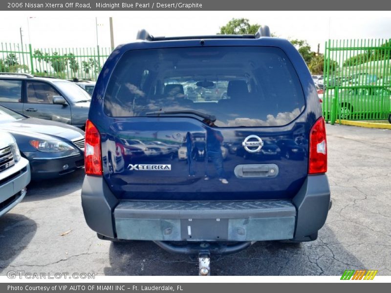 Midnight Blue Pearl / Desert/Graphite 2006 Nissan Xterra Off Road