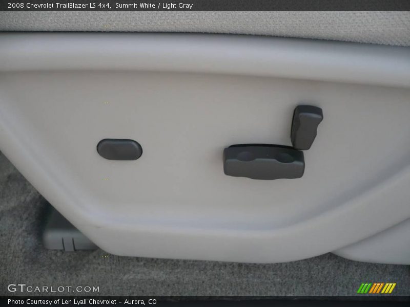 Summit White / Light Gray 2008 Chevrolet TrailBlazer LS 4x4