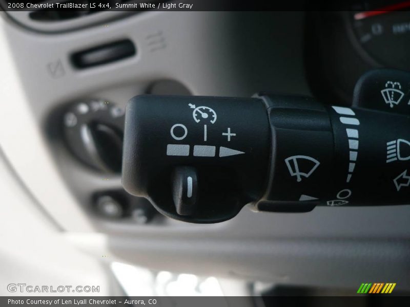 Summit White / Light Gray 2008 Chevrolet TrailBlazer LS 4x4