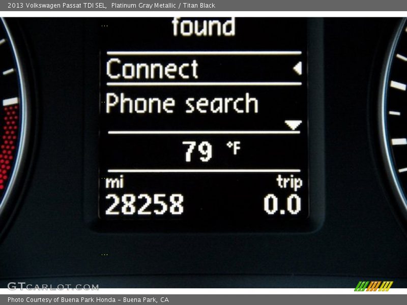 Platinum Gray Metallic / Titan Black 2013 Volkswagen Passat TDI SEL