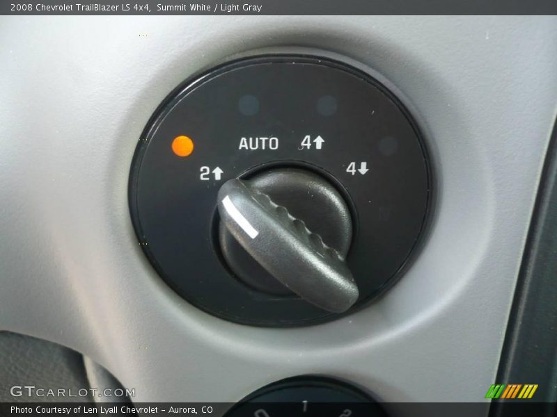 Summit White / Light Gray 2008 Chevrolet TrailBlazer LS 4x4
