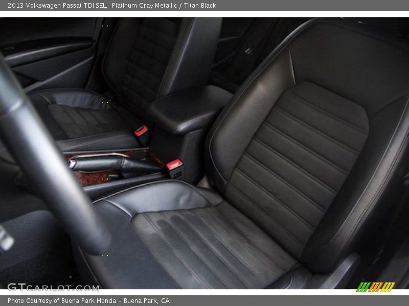 Platinum Gray Metallic / Titan Black 2013 Volkswagen Passat TDI SEL