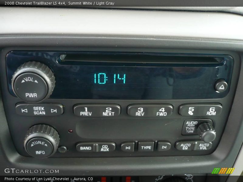 Summit White / Light Gray 2008 Chevrolet TrailBlazer LS 4x4
