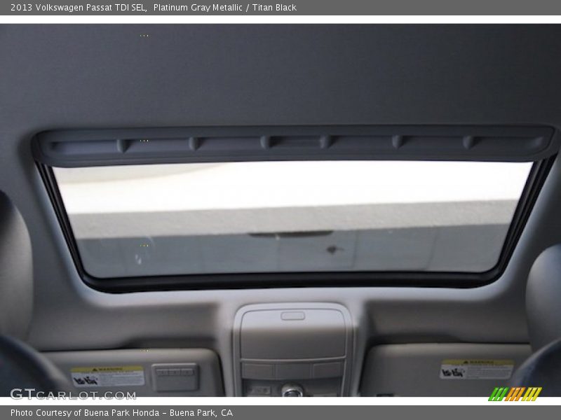 Platinum Gray Metallic / Titan Black 2013 Volkswagen Passat TDI SEL