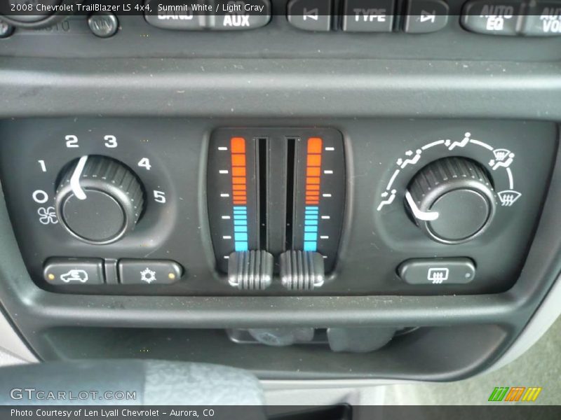 Summit White / Light Gray 2008 Chevrolet TrailBlazer LS 4x4