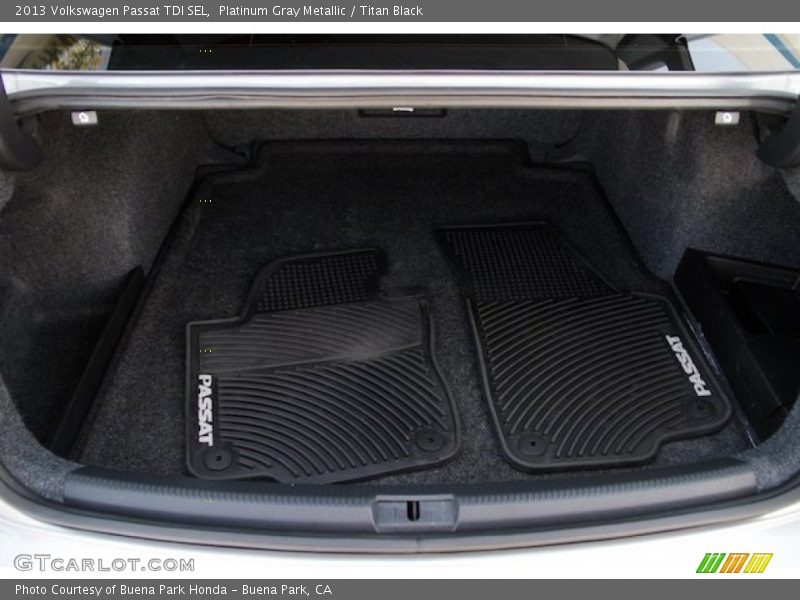 Platinum Gray Metallic / Titan Black 2013 Volkswagen Passat TDI SEL