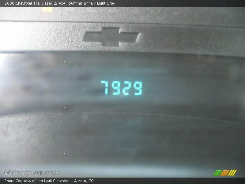 Summit White / Light Gray 2008 Chevrolet TrailBlazer LS 4x4