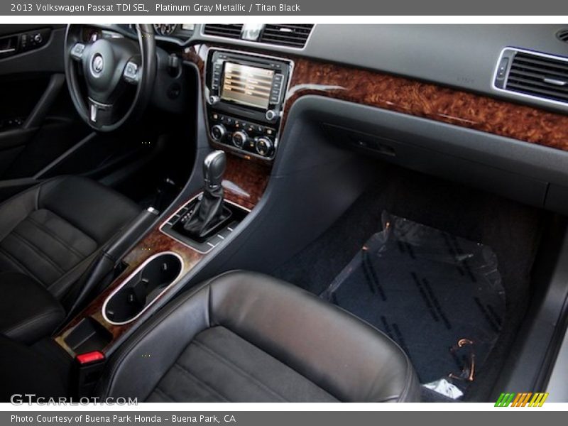 Platinum Gray Metallic / Titan Black 2013 Volkswagen Passat TDI SEL