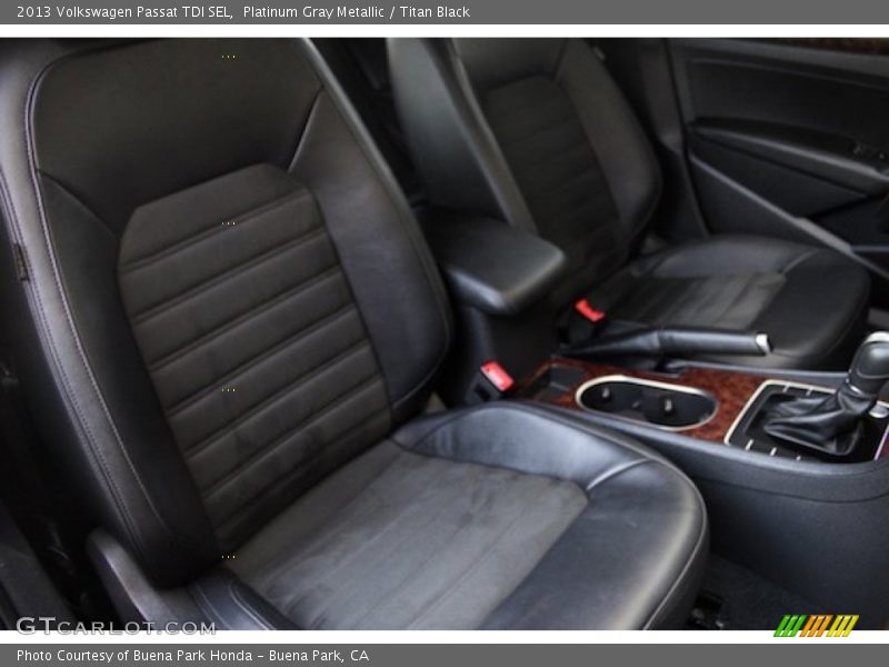 Platinum Gray Metallic / Titan Black 2013 Volkswagen Passat TDI SEL