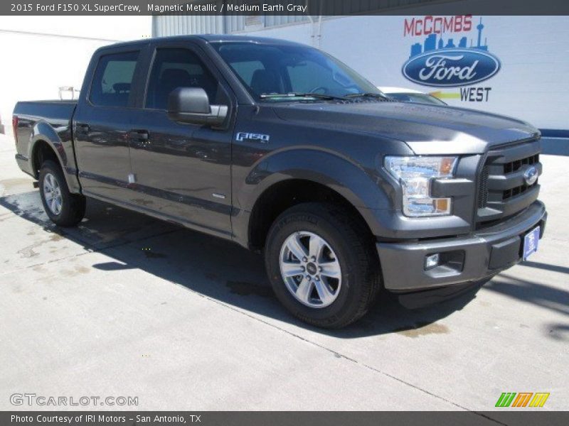 Magnetic Metallic / Medium Earth Gray 2015 Ford F150 XL SuperCrew