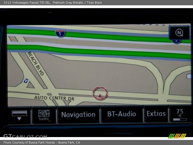 Platinum Gray Metallic / Titan Black 2013 Volkswagen Passat TDI SEL