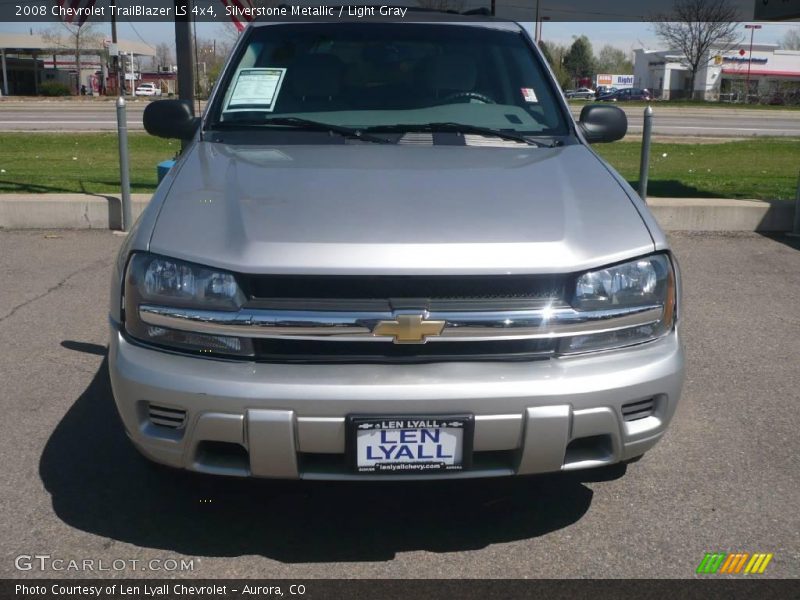 Silverstone Metallic / Light Gray 2008 Chevrolet TrailBlazer LS 4x4