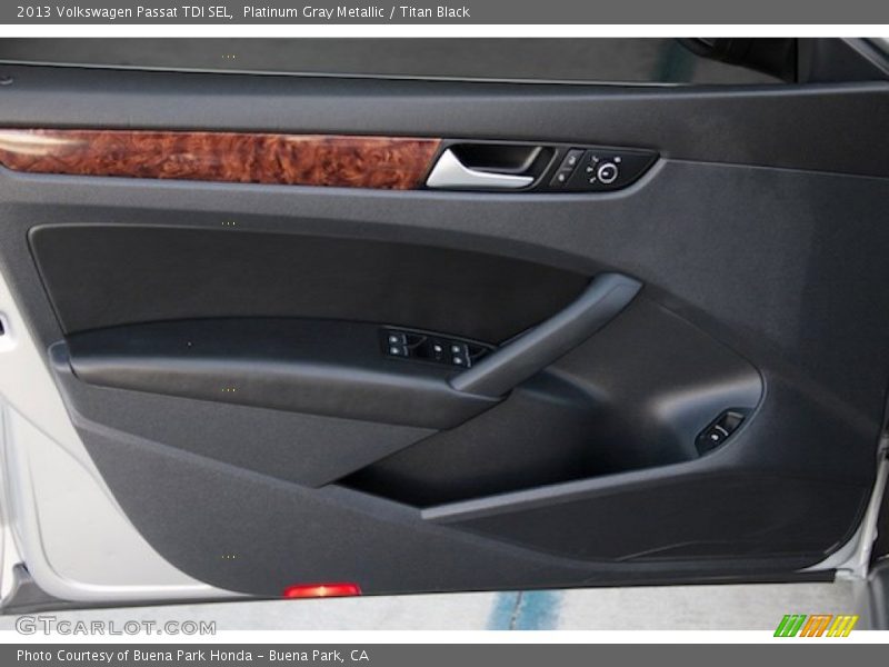 Platinum Gray Metallic / Titan Black 2013 Volkswagen Passat TDI SEL
