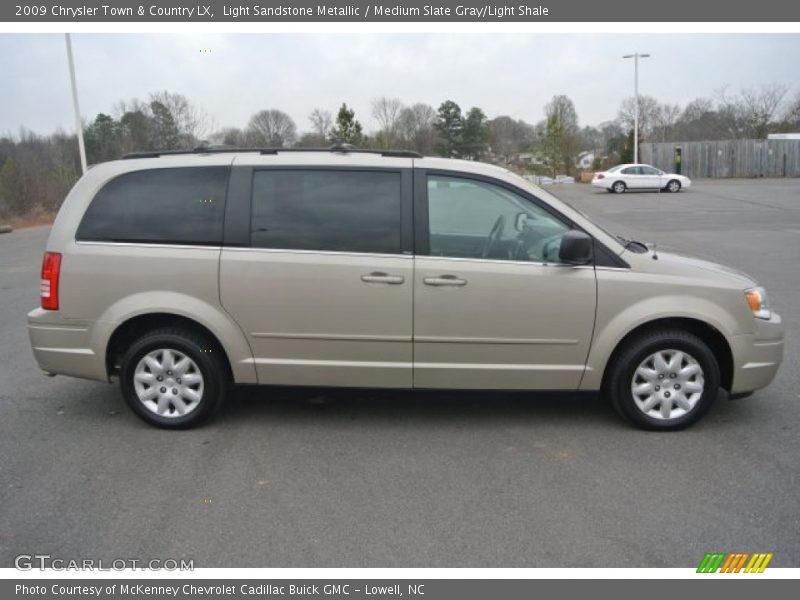 Light Sandstone Metallic / Medium Slate Gray/Light Shale 2009 Chrysler Town & Country LX