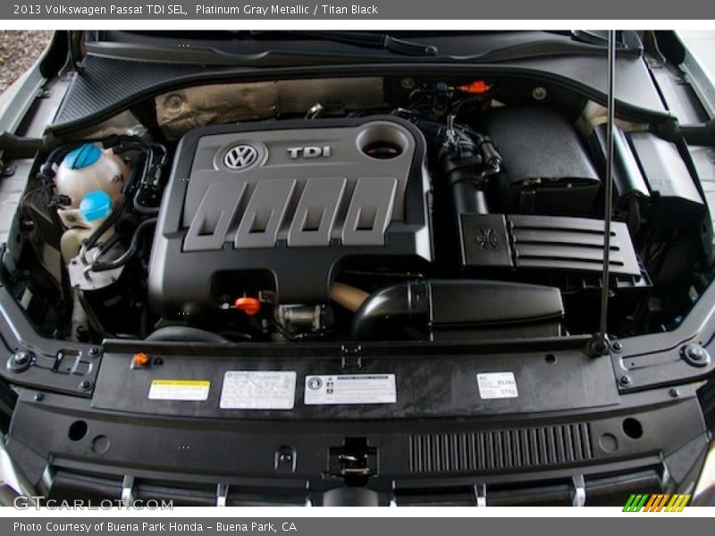Platinum Gray Metallic / Titan Black 2013 Volkswagen Passat TDI SEL