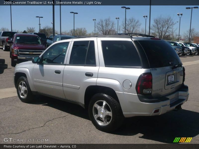 Silverstone Metallic / Light Gray 2008 Chevrolet TrailBlazer LS 4x4