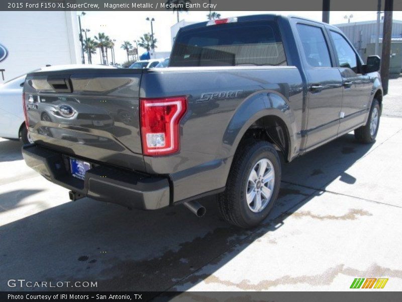 Magnetic Metallic / Medium Earth Gray 2015 Ford F150 XL SuperCrew