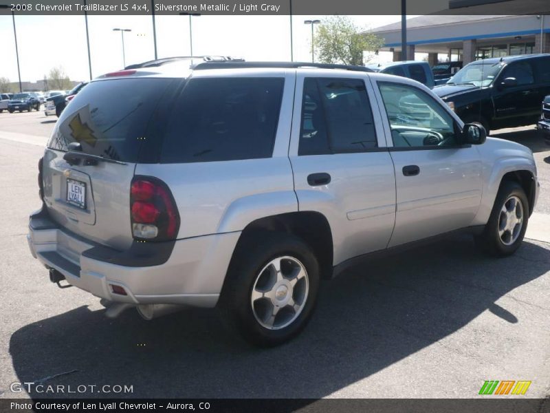 Silverstone Metallic / Light Gray 2008 Chevrolet TrailBlazer LS 4x4