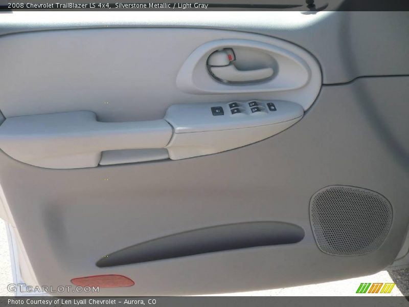 Silverstone Metallic / Light Gray 2008 Chevrolet TrailBlazer LS 4x4