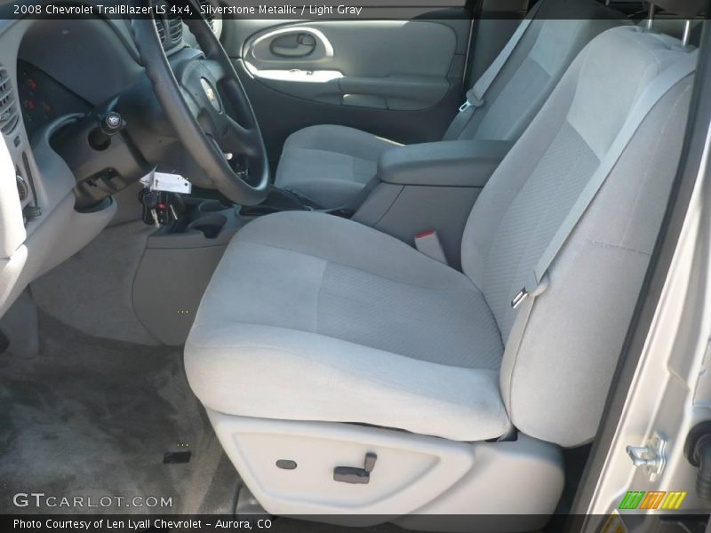 Silverstone Metallic / Light Gray 2008 Chevrolet TrailBlazer LS 4x4