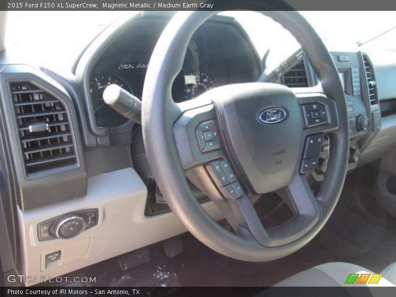 Magnetic Metallic / Medium Earth Gray 2015 Ford F150 XL SuperCrew