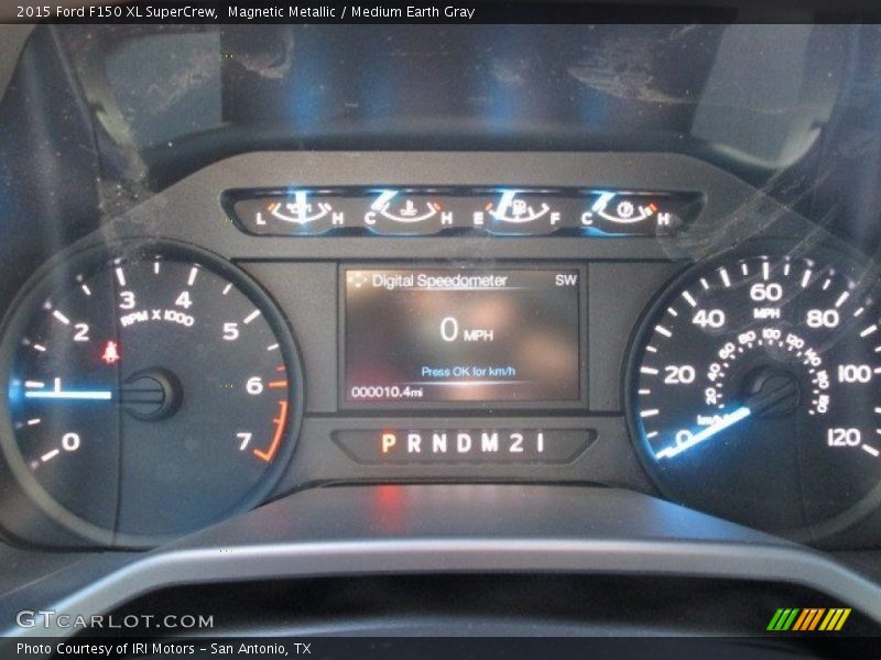 Magnetic Metallic / Medium Earth Gray 2015 Ford F150 XL SuperCrew