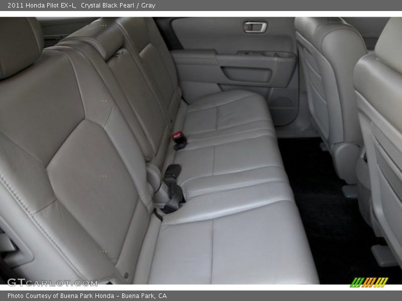 Crystal Black Pearl / Gray 2011 Honda Pilot EX-L