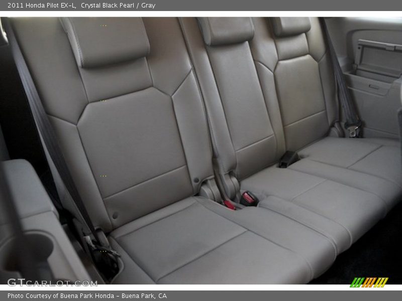 Crystal Black Pearl / Gray 2011 Honda Pilot EX-L