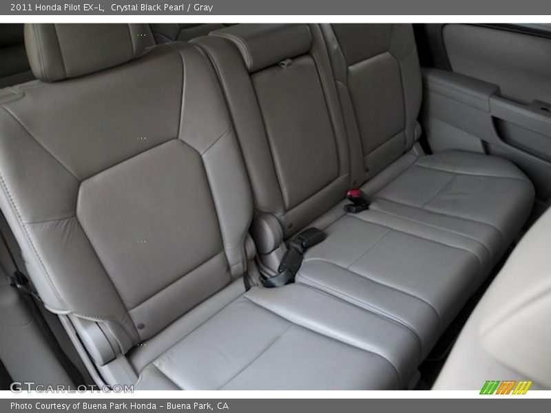 Crystal Black Pearl / Gray 2011 Honda Pilot EX-L