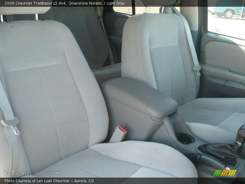 Silverstone Metallic / Light Gray 2008 Chevrolet TrailBlazer LS 4x4
