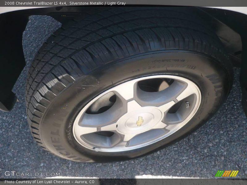 Silverstone Metallic / Light Gray 2008 Chevrolet TrailBlazer LS 4x4