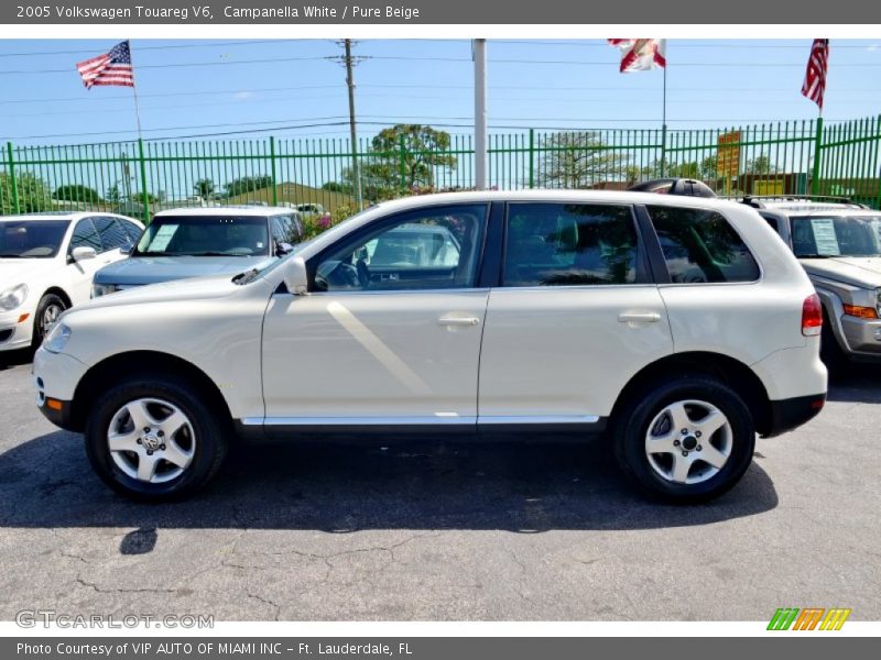 Campanella White / Pure Beige 2005 Volkswagen Touareg V6