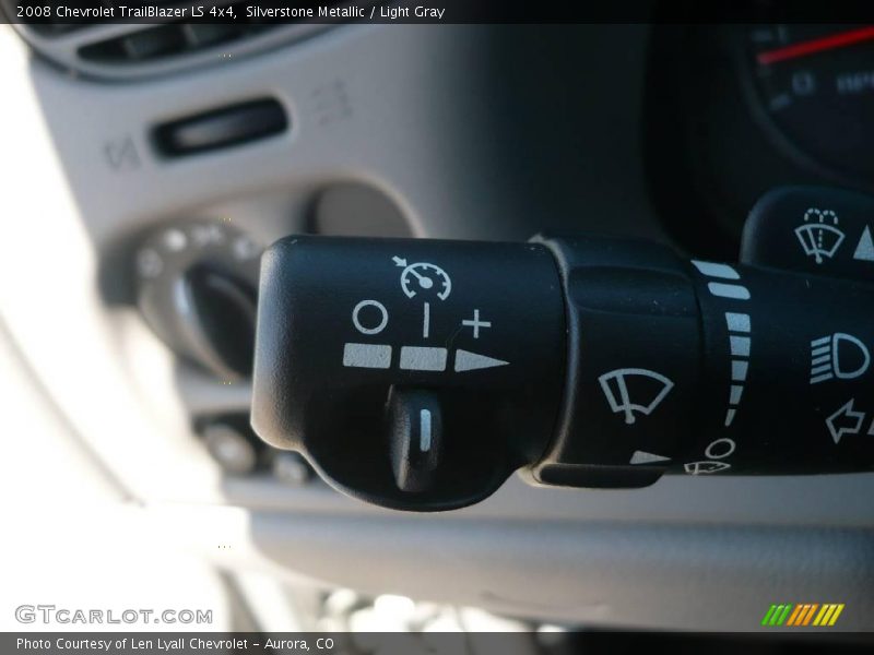 Silverstone Metallic / Light Gray 2008 Chevrolet TrailBlazer LS 4x4
