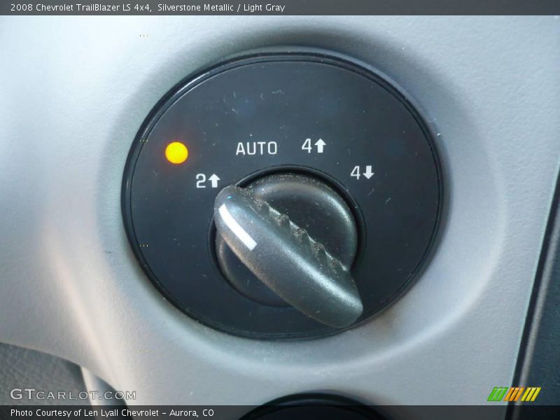 Silverstone Metallic / Light Gray 2008 Chevrolet TrailBlazer LS 4x4