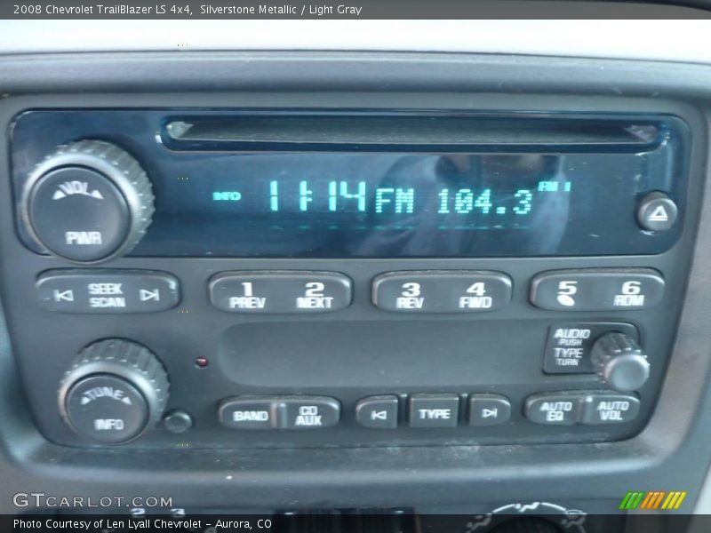 Silverstone Metallic / Light Gray 2008 Chevrolet TrailBlazer LS 4x4