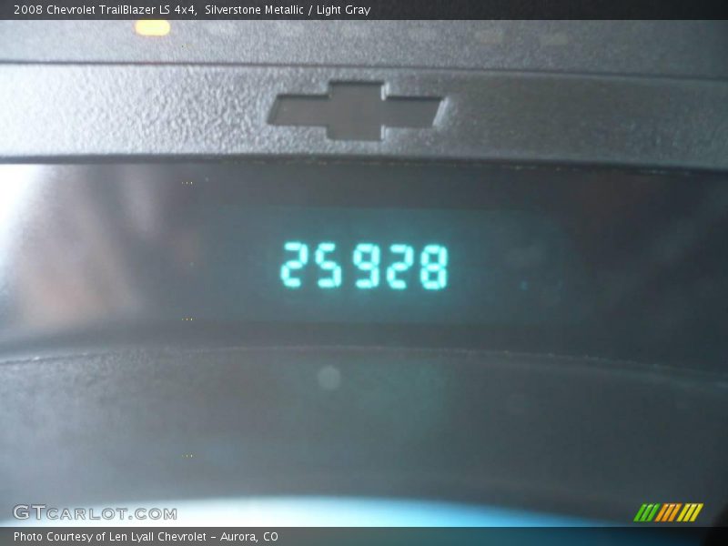 Silverstone Metallic / Light Gray 2008 Chevrolet TrailBlazer LS 4x4