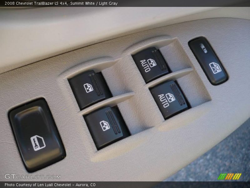 Summit White / Light Gray 2008 Chevrolet TrailBlazer LS 4x4