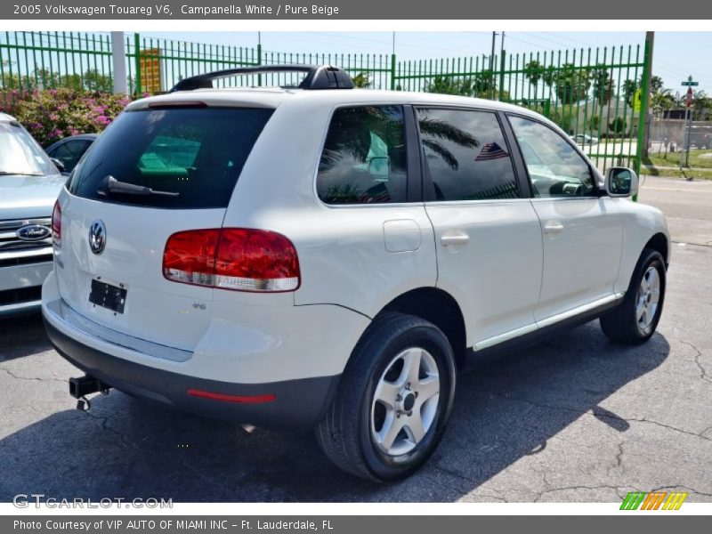 Campanella White / Pure Beige 2005 Volkswagen Touareg V6