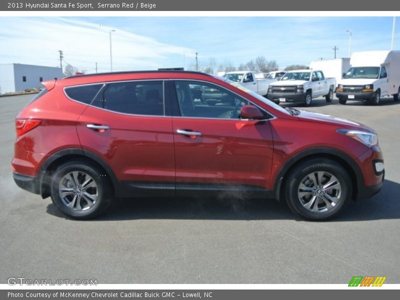 Serrano Red / Beige 2013 Hyundai Santa Fe Sport
