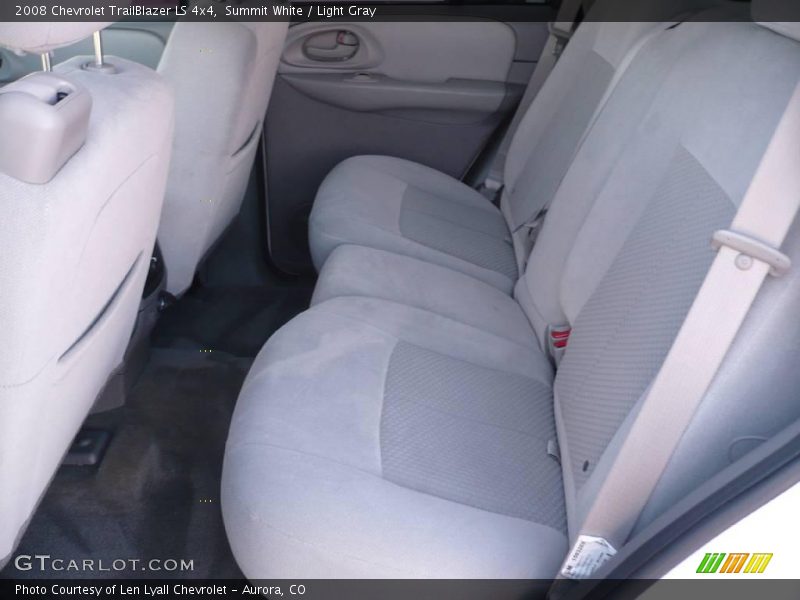 Summit White / Light Gray 2008 Chevrolet TrailBlazer LS 4x4