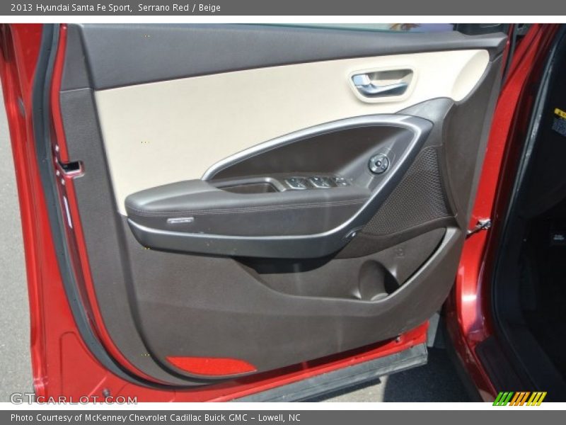 Serrano Red / Beige 2013 Hyundai Santa Fe Sport