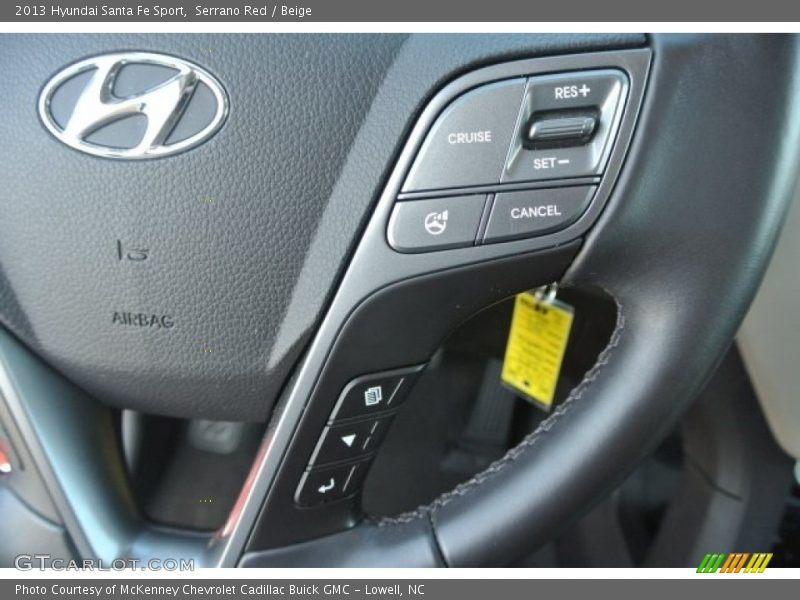 Serrano Red / Beige 2013 Hyundai Santa Fe Sport
