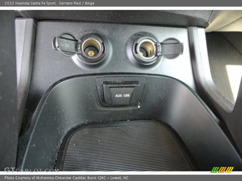 Serrano Red / Beige 2013 Hyundai Santa Fe Sport